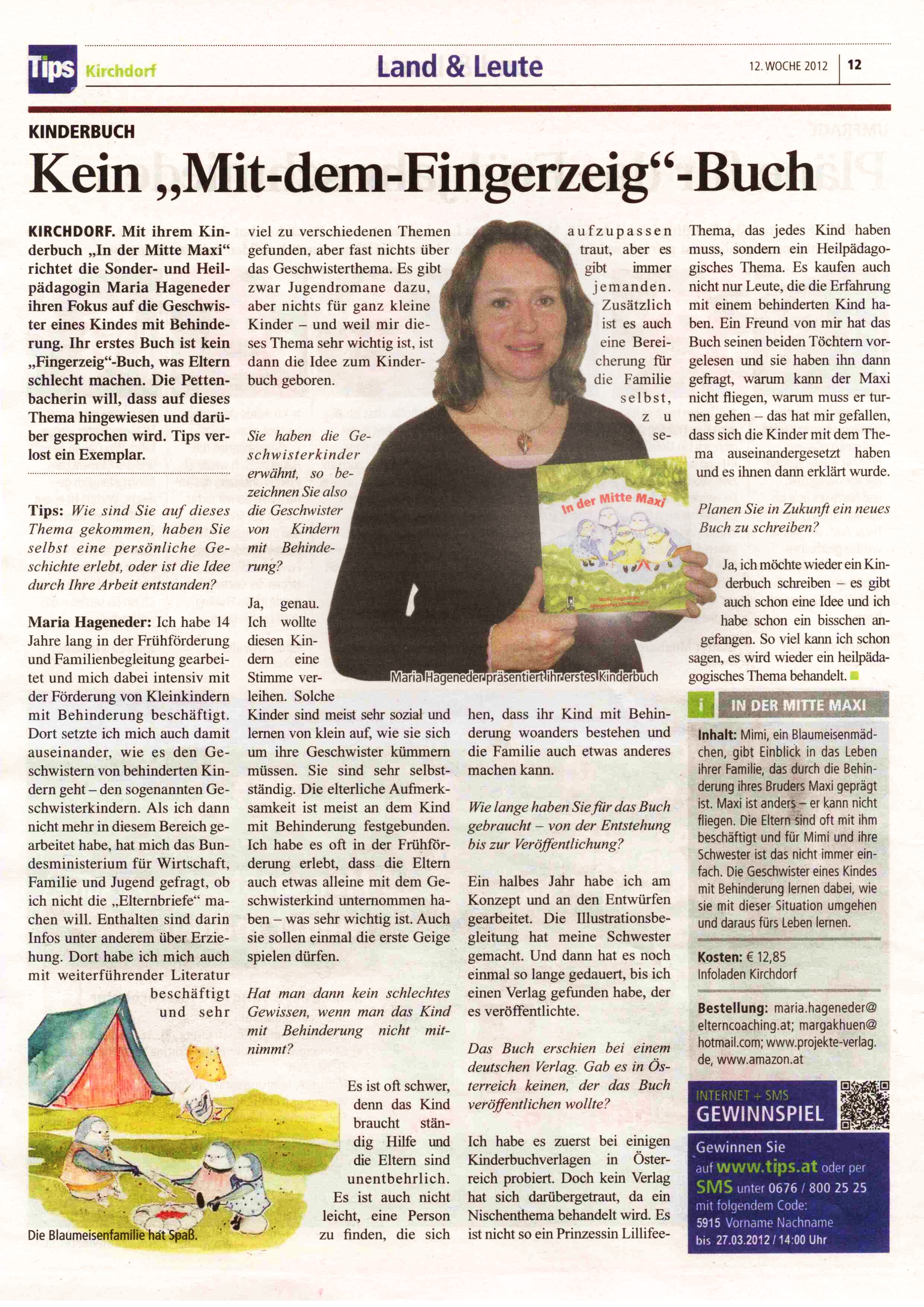 Artikel in der Tips-Zeitung https://www.tips.at